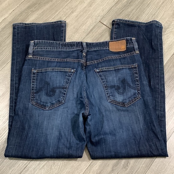 AG Adriano Goldschmied “The Protege Straight Leg” Dark Wash Stretch Jeans size32 - Picture 3 of 12